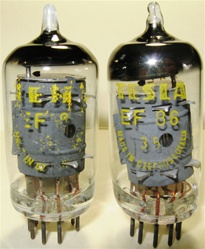 Brand New MINT NOS 1971-72 Production ORIGINAL NOS TESLA EF86 tubes with Cosmetic Defects. From the old Czechoslovakia (currently Czech Republic).
