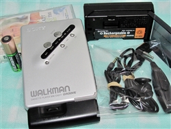 Like New 1998 Model Sony Walkman Cassette Player WM-EX677 - Silver Color - Made in Japan.