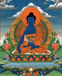 Medicine Buddha, Pecha Card