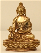 Statue Medicine Buddha, 3 inch