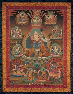 Thangka Guru Rinpoche 8 Manifestations