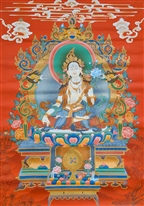 Thangka White Tara