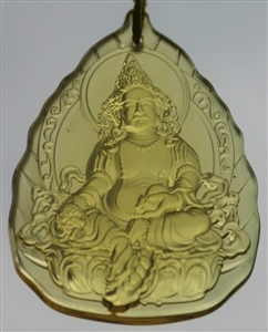 Deity Pendant Dzambhala Glass