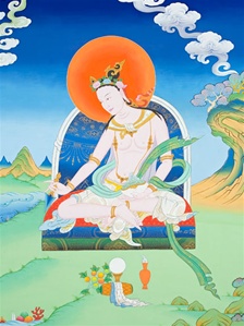 Yeshe Tsogyal, 8 x 10 inch print, matted 10 x 17 inch