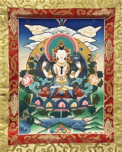 Thangka Chenrezig