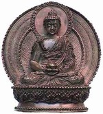 Tsa Tsa Amitabha Statue, Copper