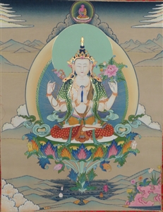 Thangka Chenrezik