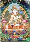 White Tara, Laminated Card 5 x 7 inch