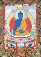 Healing Buddha (B)<br> Laminated: 5x7 inch