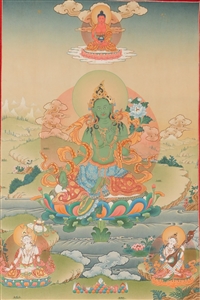 Thangka Green Tara