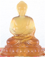 Statue Amitabha Glass, 07 inch