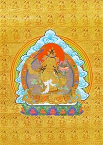 Golden Note Card Manjushri
