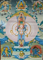 Thangka 1000-Armed Chenrezig