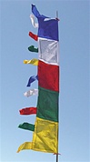 Prayer Flags, Vertical Five Color Flags