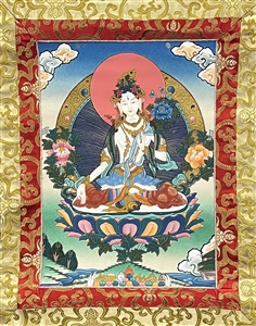 Thangka White Tara