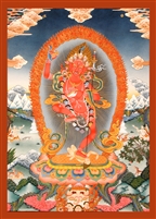 Vajrayogini / Dorje Phamo 5 x 7 inch