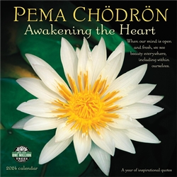 Pema Chodron 2024 Wall Calendar: Awakening the Heart - A Year of Inspirational Quotes