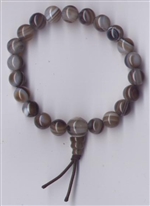 Wrist Mala Eye Agate, 08mm