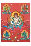 White Dzambhala Postcard