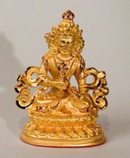 Statue Vajrasattva, 02.25 inch, Gold Plated
