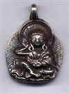 Deity Pendant, Silver, Milarepa