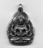 Deity Pendant, Silver, Amitayus