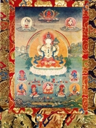 All-Seeing Lord Avalokiteshavra<br>and the Eight Great Bodhisattvas<br> Laminated: 5x7 inch