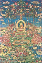 Paradise of Amitabha, matted