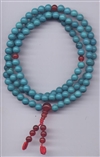 Mala Turquoise, 06 mm, 108 beads