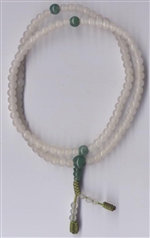 Mala Jade White, 05 mm, 108 beads
