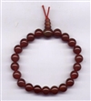 Wrist Mala Agate Red, 08 mm, 21 beads
