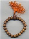 Wrist Mala Sandalwood, 10 mm, 21 beads