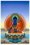 Medicine Buddha Postcard