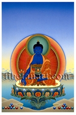 Medicine Buddha Postcard