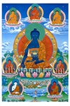 Eight Medicine Buddhas Postcard