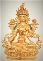 Statue Green Tara