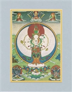 Thousand-Armed Avalokiteshvara, matted