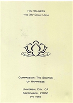 Compassion: The Source of Happiness DVD <br> His Holiness, XIV Dalai Lama