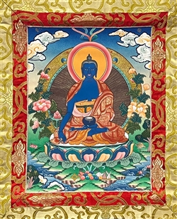 Thangka Medicine Buddha