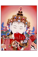 Vajrasattva, Face Postcard