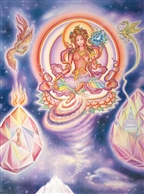 Red Tara in Space