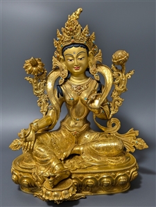 Statue Green Tara