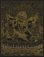 Vajrakila Silk Screen Print