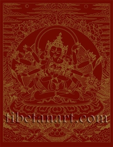 Samayavajra Silk Screen Print