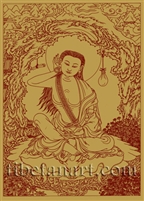 Milarepa Silk Screen Print