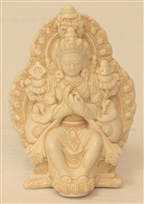 Statue Maitreya, 1.5 inch, Resin