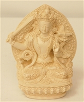 Statue Manjushri, 2 inch, Resin