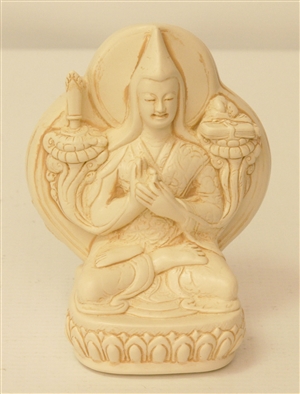 Statue Tsongkhapa, 4 inch, Resin