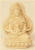 Statue Amitayus, 2 inch, Resin