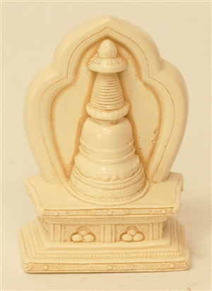 Statue Stupa, 2.25 inch, Resin